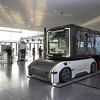 Ein Fahrzeug Prototyp wurde auf der digitalen Zwischenbilanzkonferenz des SDA BWs erstmals vorgestellt. 