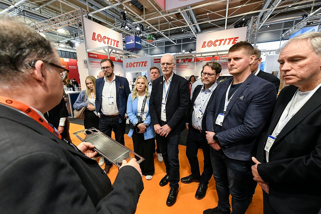 Standrundgang für die finnischen Unternehmen sowie die Partner der finnischen Wirtschaftsförderungen.