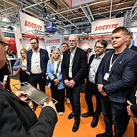 Standrundgang für die finnischen Unternehmen sowie die Partner der finnischen Wirtschaftsförderungen.