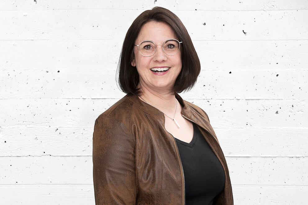 Tanja Riehle Portrait von Tanja Riehle, Mitarbeiterin bei e-mobil BW
