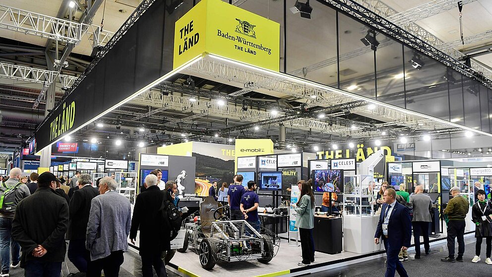 Der baden-württembergische Gemeinschaftsstand auf der Hannover Messe 2024.
