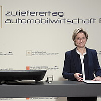 Wirtschaftsministerin Dr. Nicole Hoffmeister-Kraut eröffnete den diesjährigen Zulieferertag, der live gestreamt wurde.  